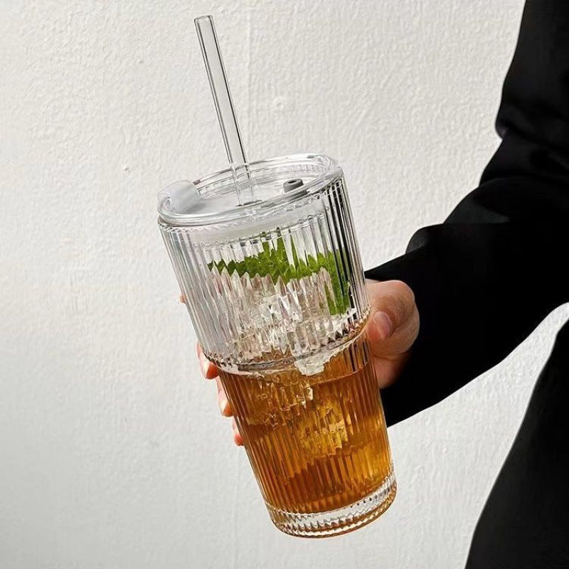 Good-looking Coffee Cup With Lid And Straw