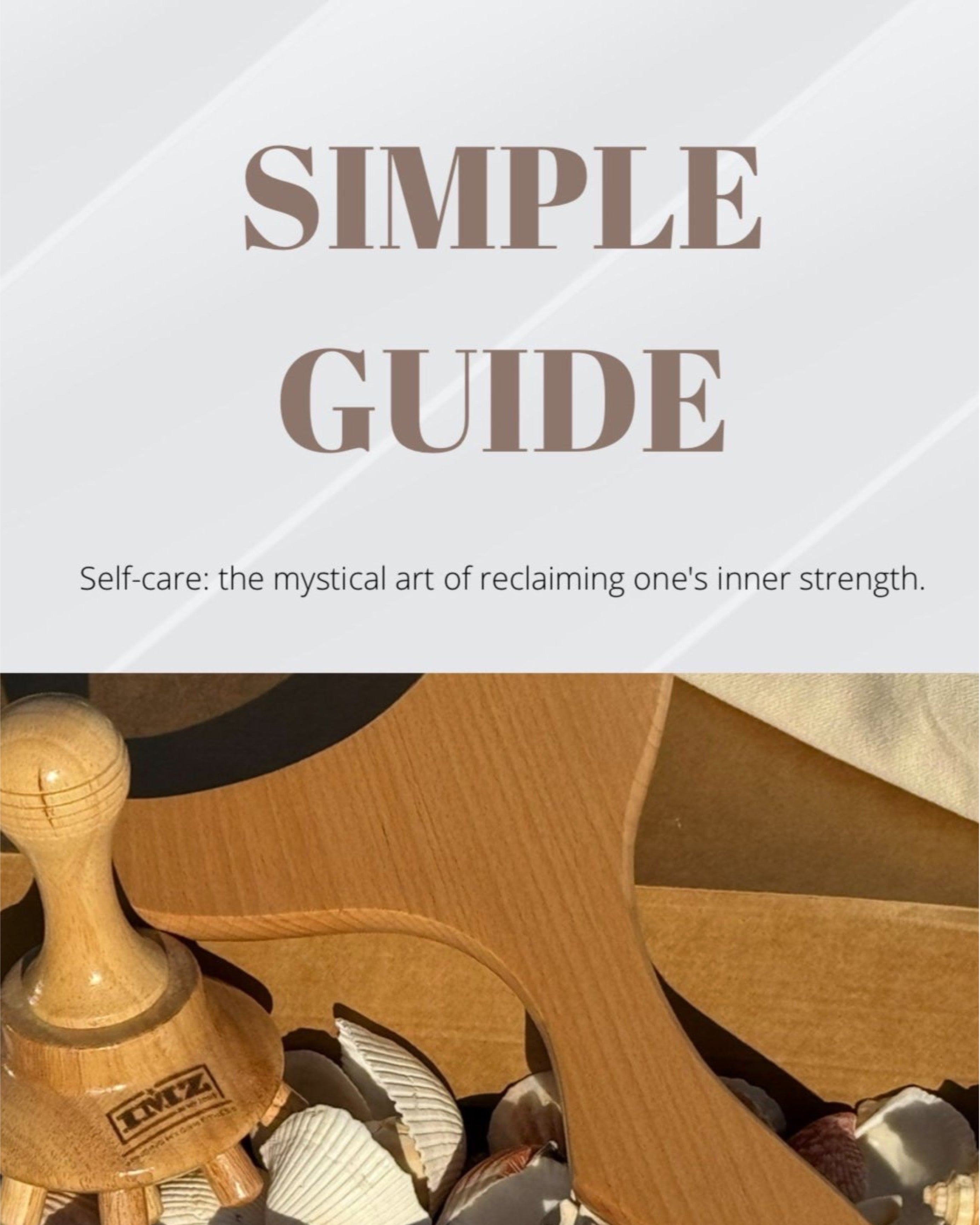 A Simple Guide To Use Your  Wood Therapy Kit