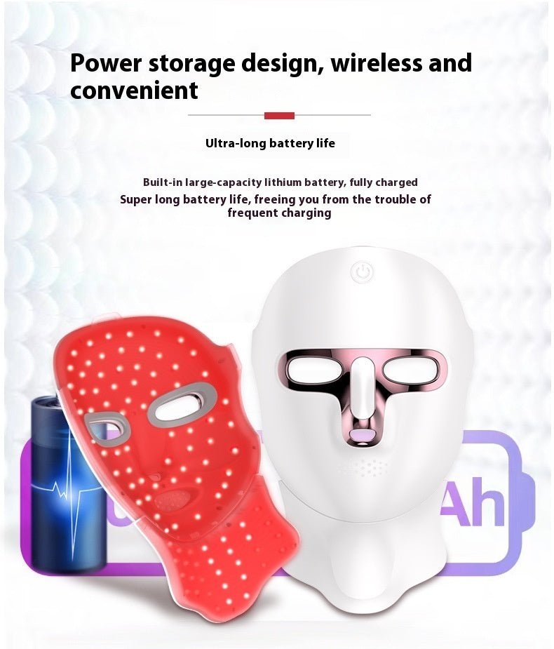 Wireless LED Light Therapy Mask (Face + Neck)